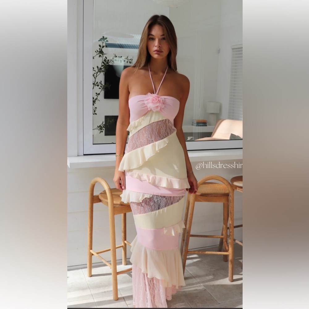 NWT - Margo Gown in Light Blush Neutral